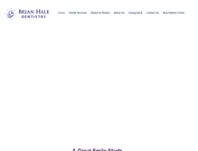 Tablet Screenshot of drbrianhale.com